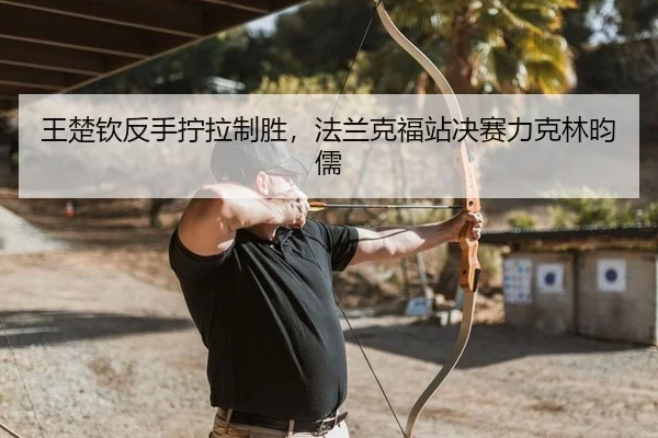 王楚钦反手拧拉制胜，法兰克福站决赛力克林昀儒